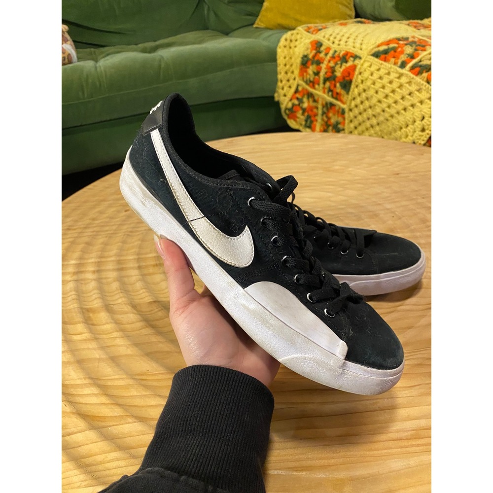 Nike‎ SB Blazer Court Black White Skate Shoes CV1658-002 Mens Low Top Sneakers